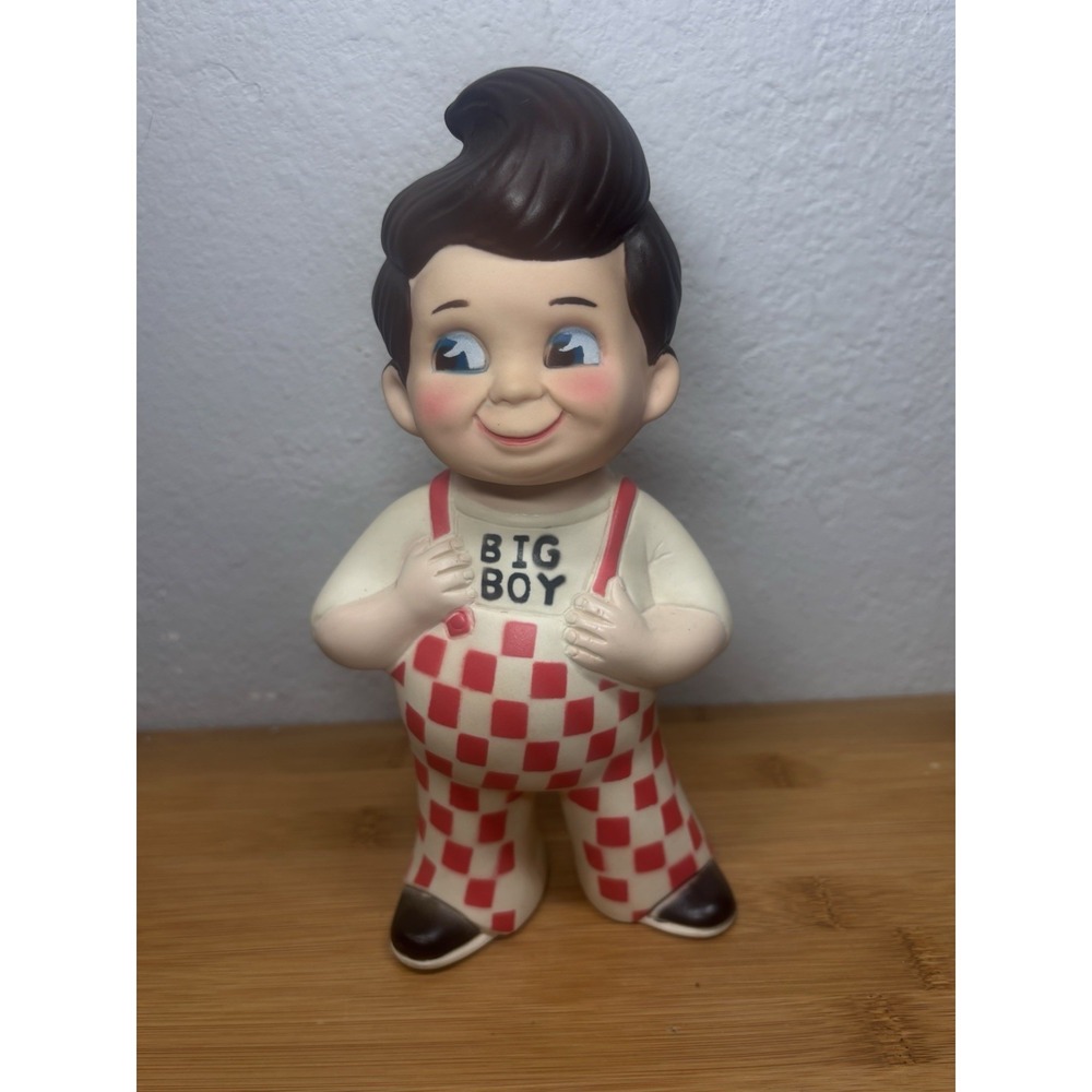 Vintage 1973 Bob's Big Boy Rubber Bank Vinyl Doll 8.5" Figure